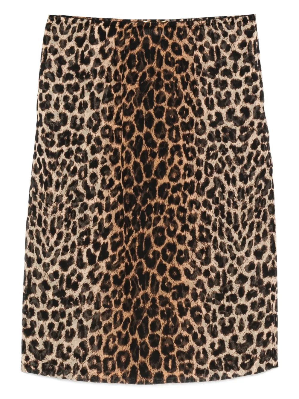 Saint Laurent Animal-print Skirt In Animal Print