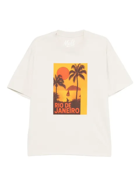 Melt graphic-printed T-shirt