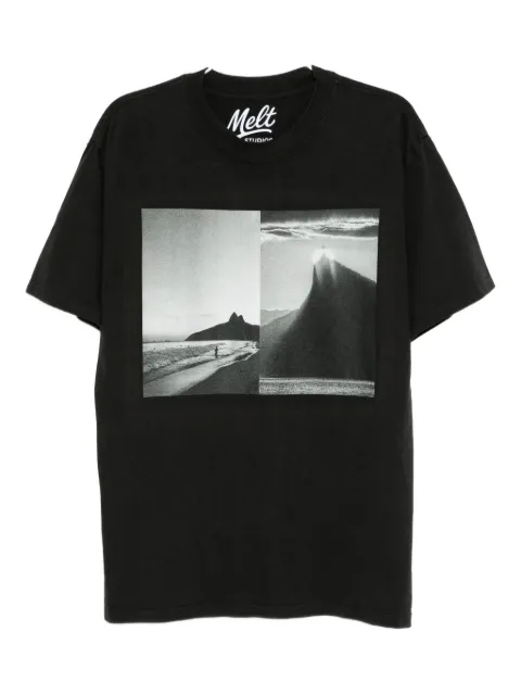 Melt graphic-printed T-shirt