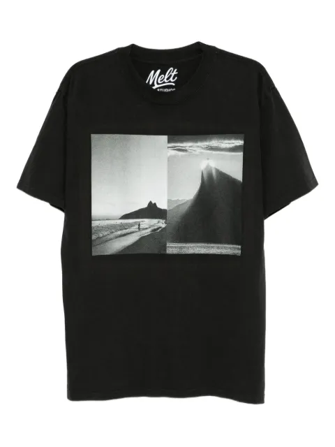Melt graphic-printed T-shirt