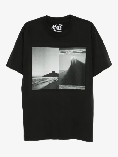 Melt graphic-printed T-shirt