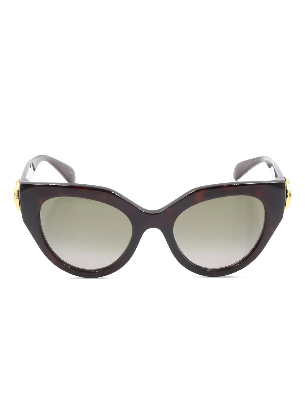 Gucci Pre-Owned cat-eye frame sunglasses | Brown | Image 1