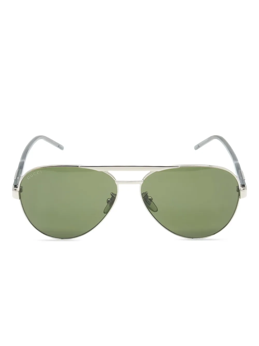 Gucci Pre-Owned pilot-frame sunglasses | Silver | Image 1
