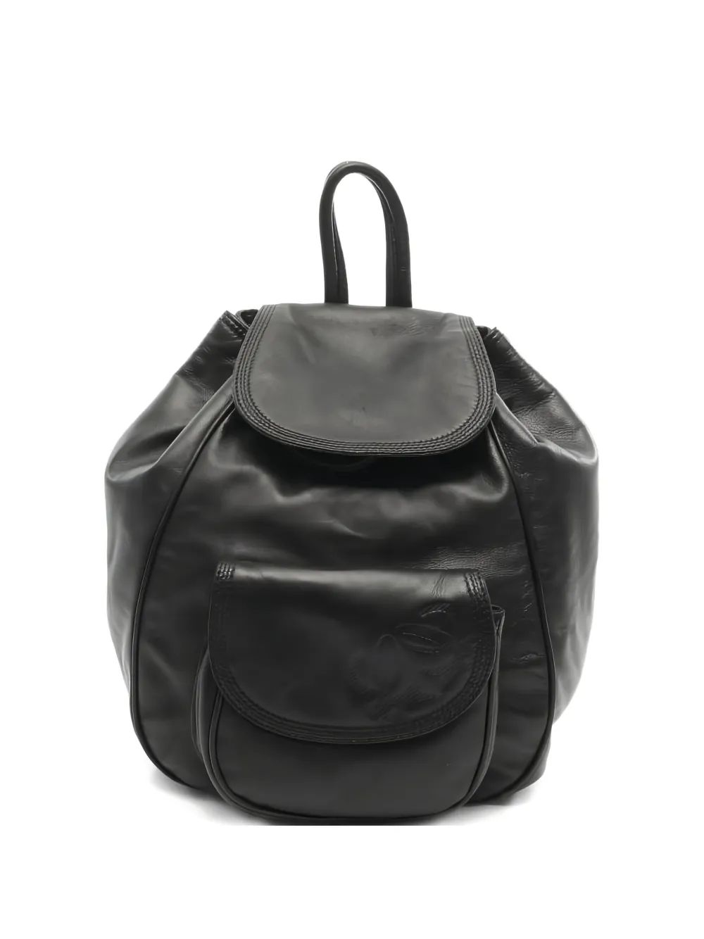 Loewe Pre-Owned Anagram leather backpack | Black | Image 1