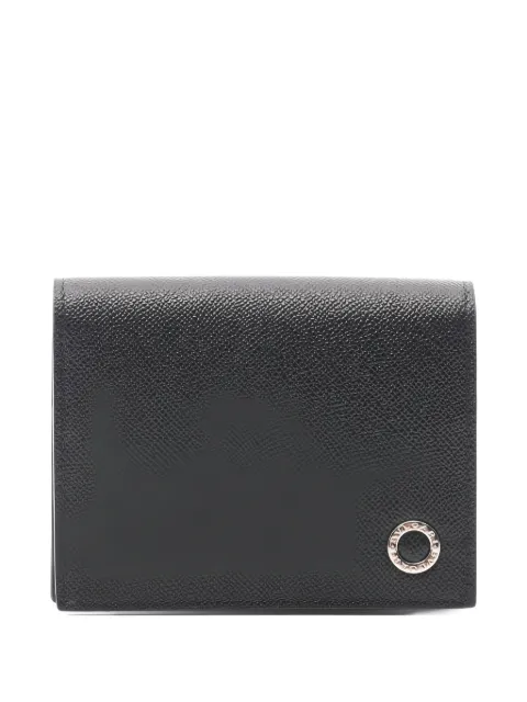 Bvlgari Pre-Owned Business leather card holder