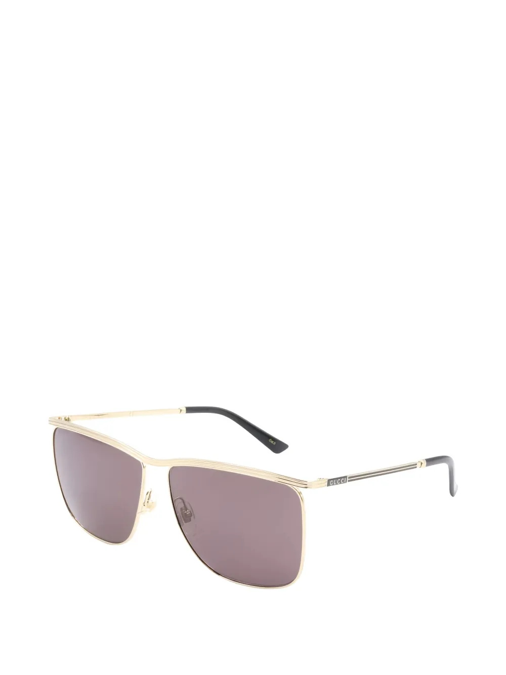 Gucci Pre-Owned rectangle-frame sunglasses | Men | Image 2