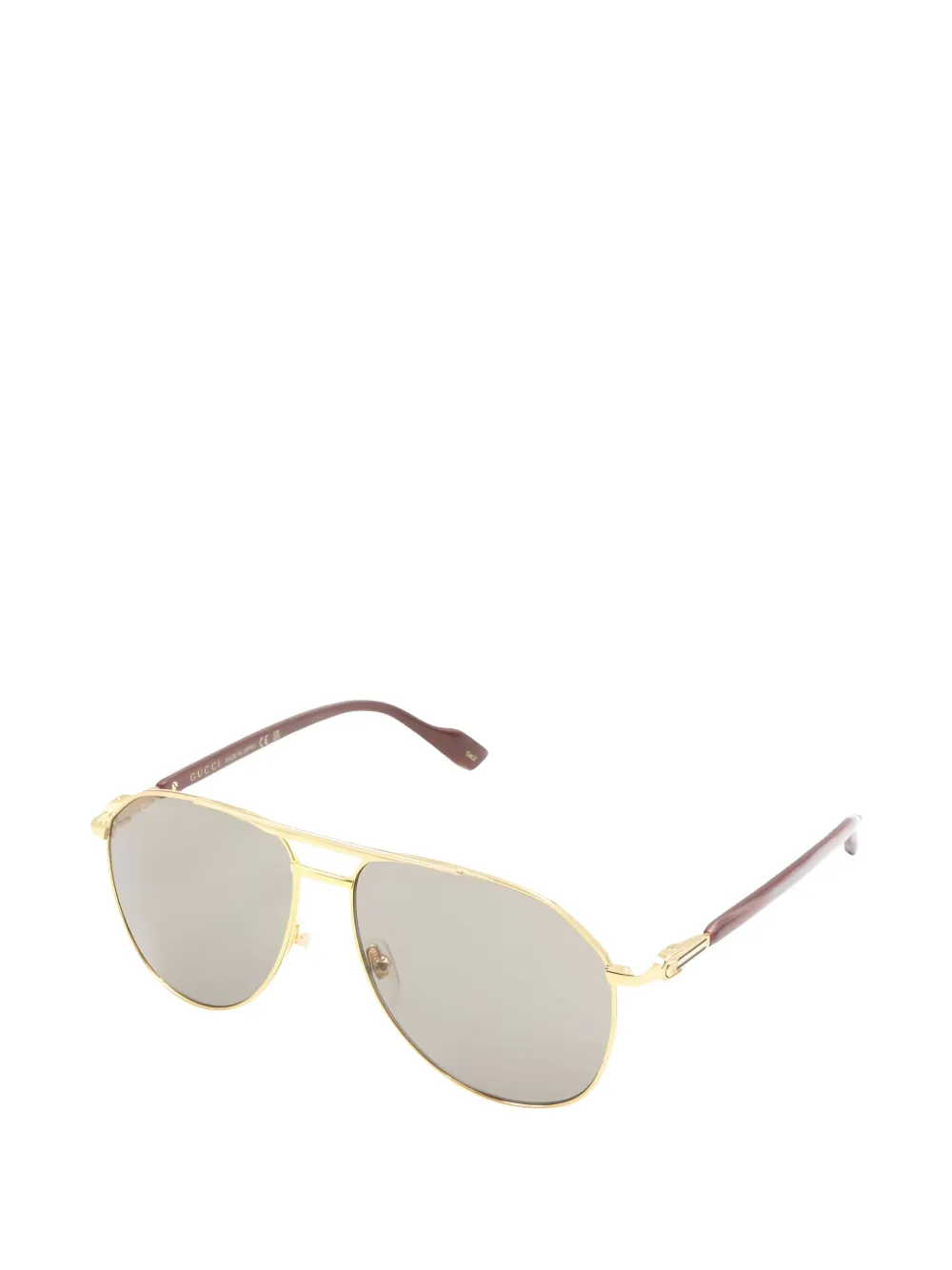 Gucci Pre-Owned pilot-frame sunglasses | Men | Image 2