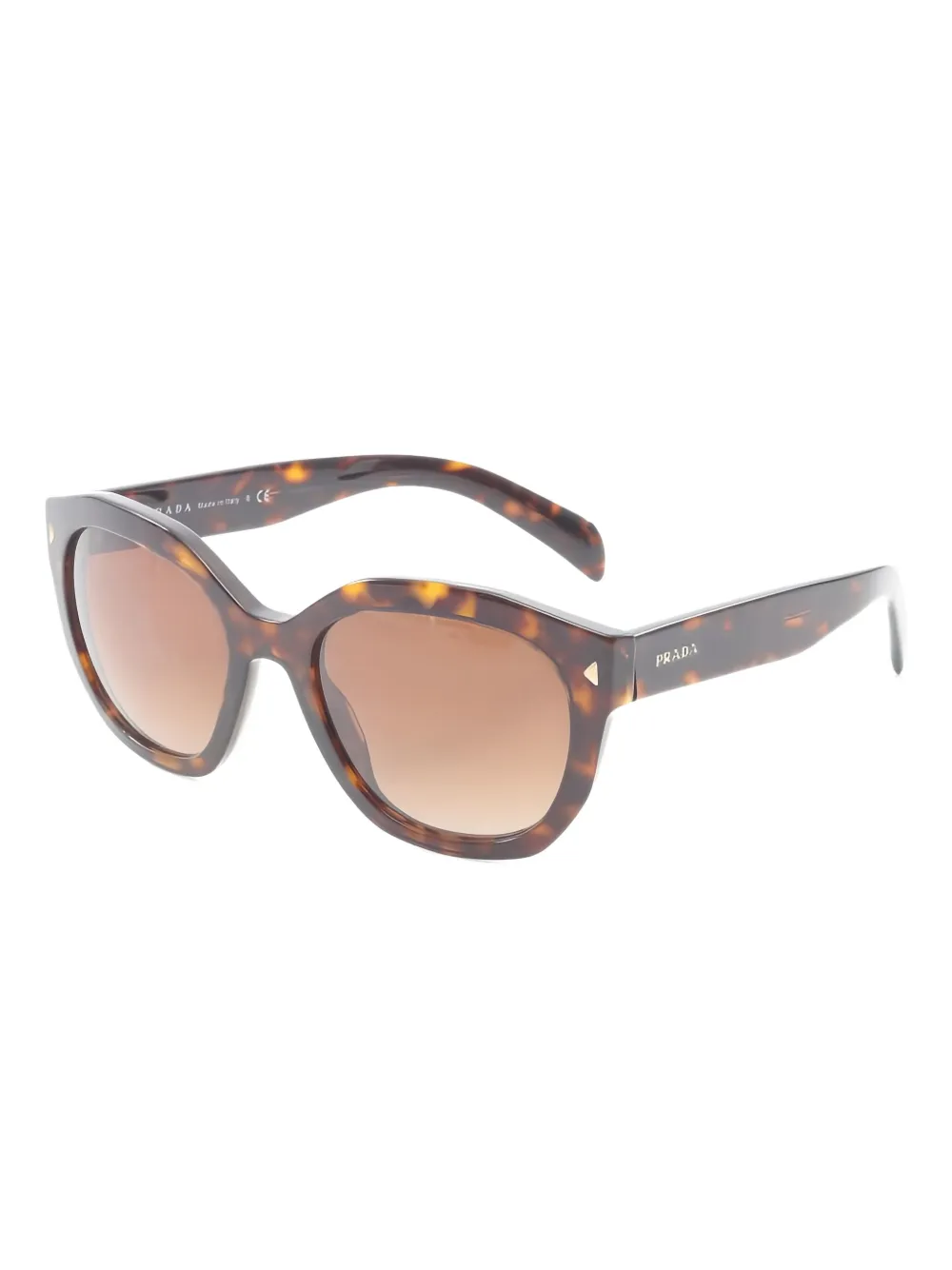 Prada Pre-Owned 2000s tortoiseshell geometric sunglasses | Image 2