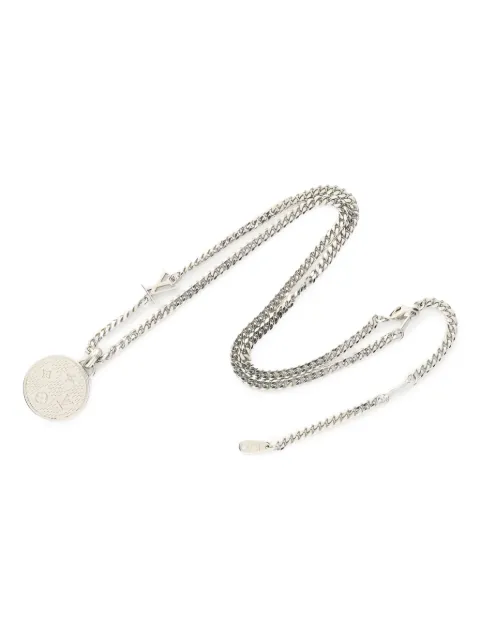 Louis Vuitton Pre-Owned collar con dije Damier Staples 2025