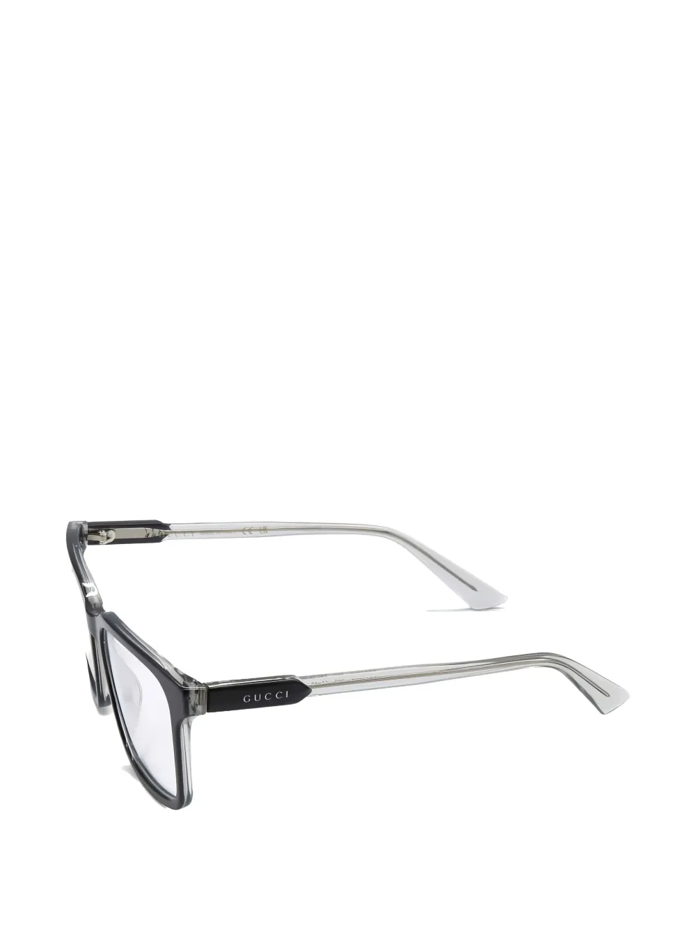 Gucci Pre-Owned 2020s square frame glasses | Men | Image 2