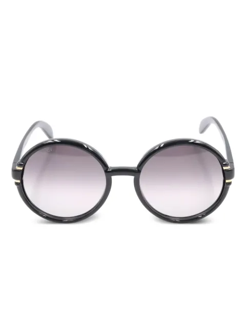 Gucci Pre-Owned 2020s round frame logo sunglasses