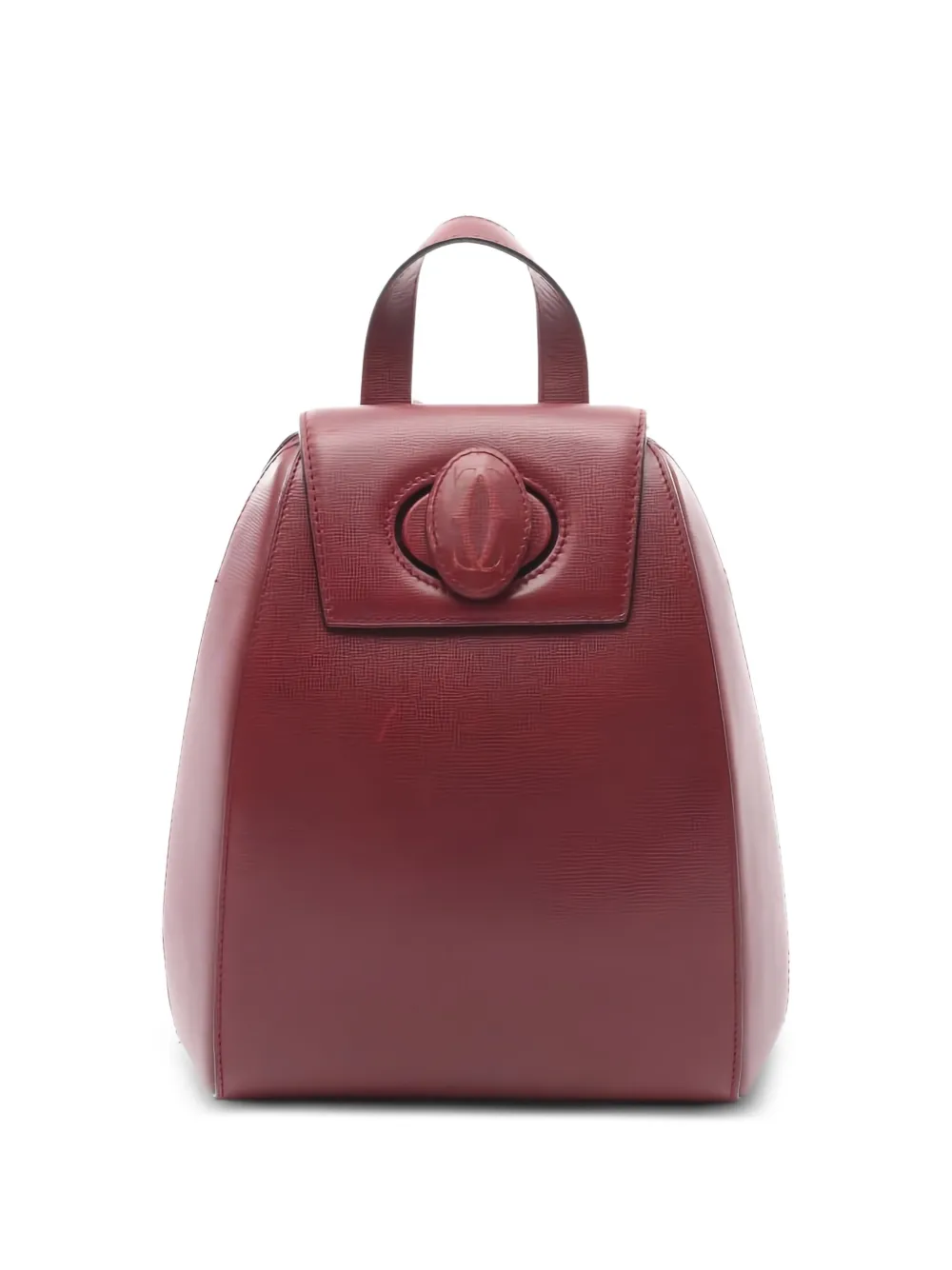 Cartier 2000s Must De Cartier logo-embossed leather backpack | Red | Image 1
