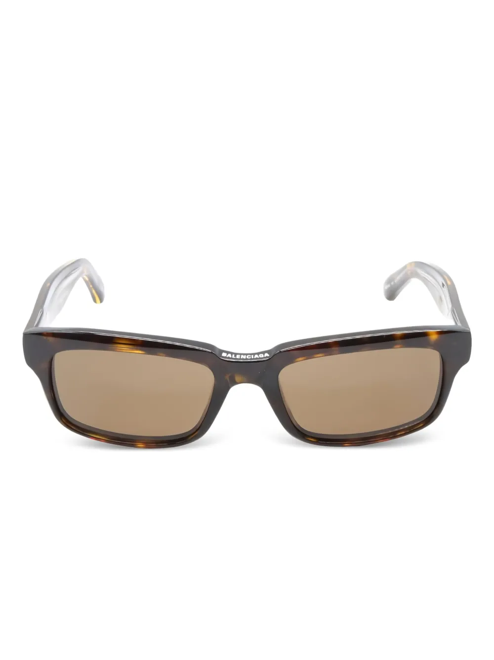 Balenciaga Pre-Owned lentes de sol con armazón rectangular 2020 | marrón | Image 1