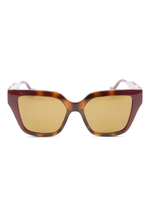 Gucci Pre-Owned 2020S Interlocking G logo geometric sunglasses