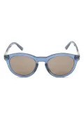 Gucci Pre-Owned 2020s round frame sunglasses - Blue