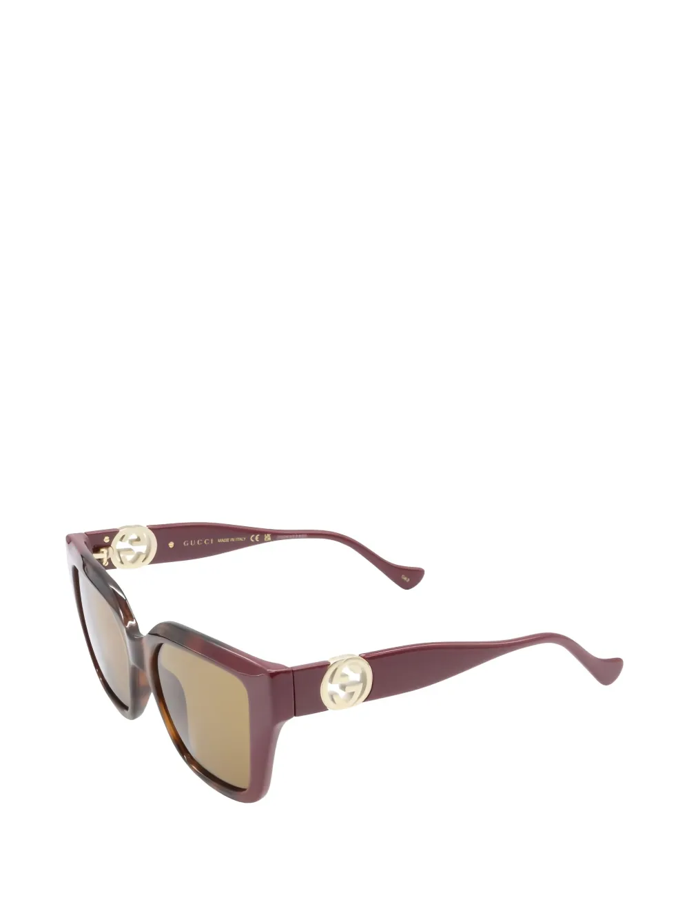 Gucci Pre-Owned square-frame sunglasses | Men | Image 2