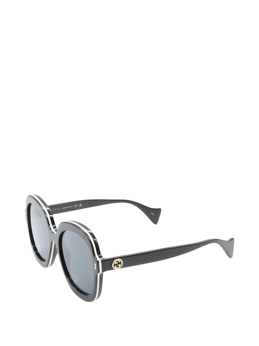Gucci Pre-Owned round-frame sunglasses | Men | Image 2