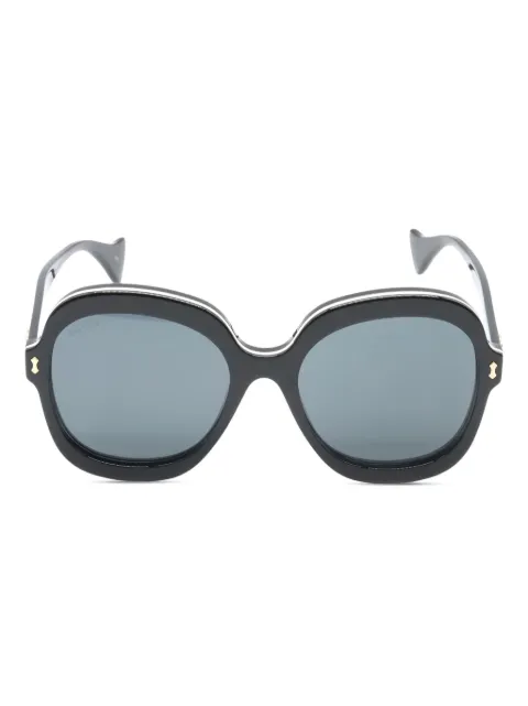 Gucci Pre-Owned lentes de sol con armazón redonda