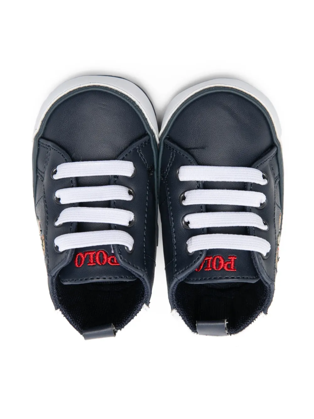 POLO RALPH LAUREN KIDS Sneakers met borduurwerk Blauw