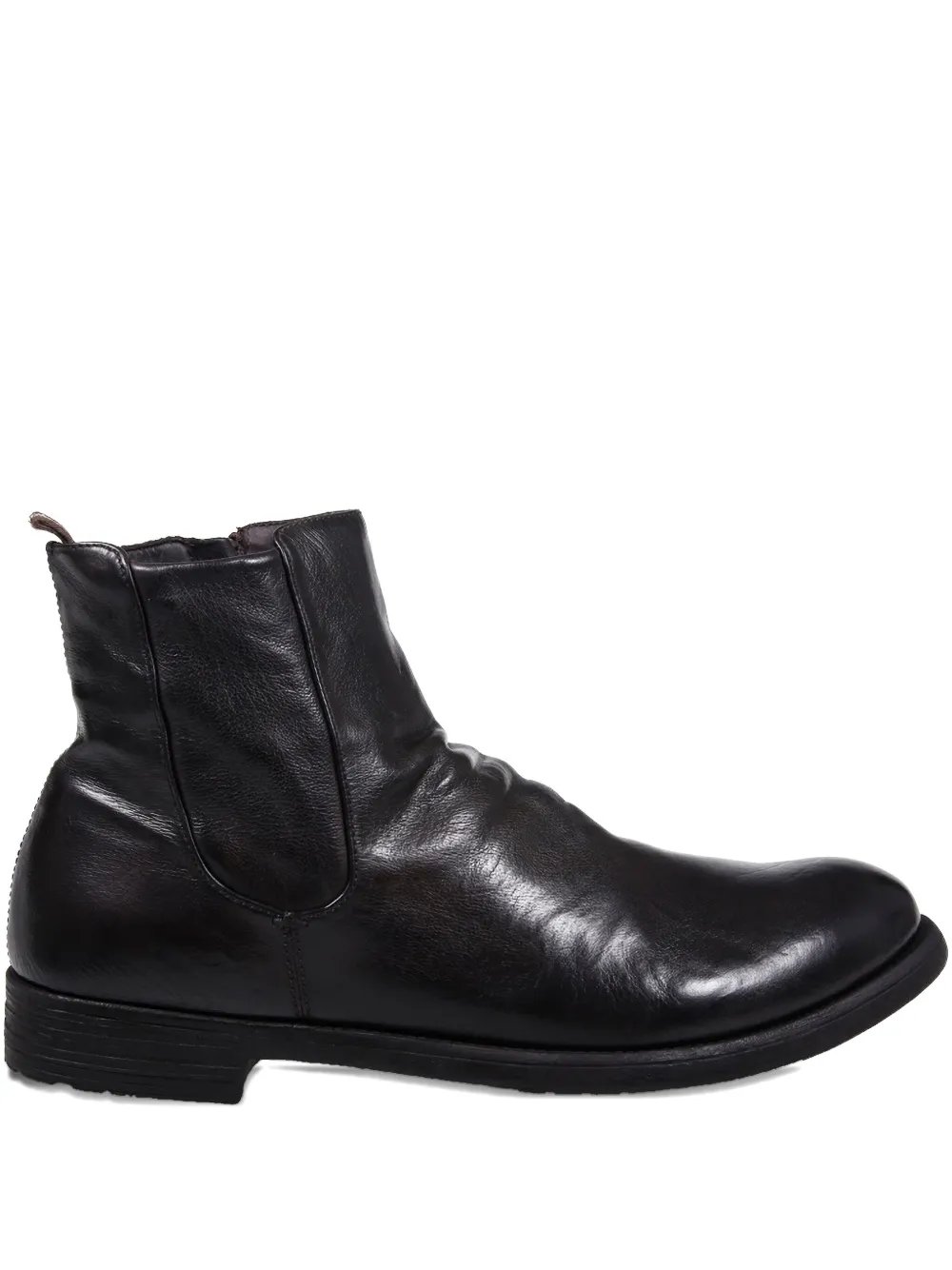 Officine Creative leather ankle boots Bruin