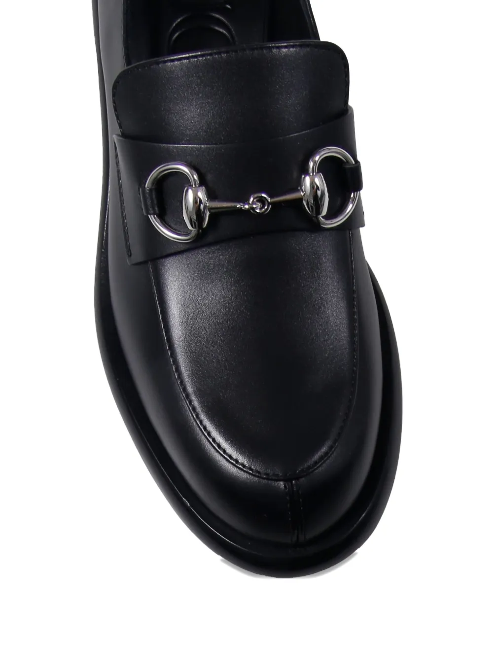 Gucci Savoy Loafers Featuring Metallic Hardware In Animal Print