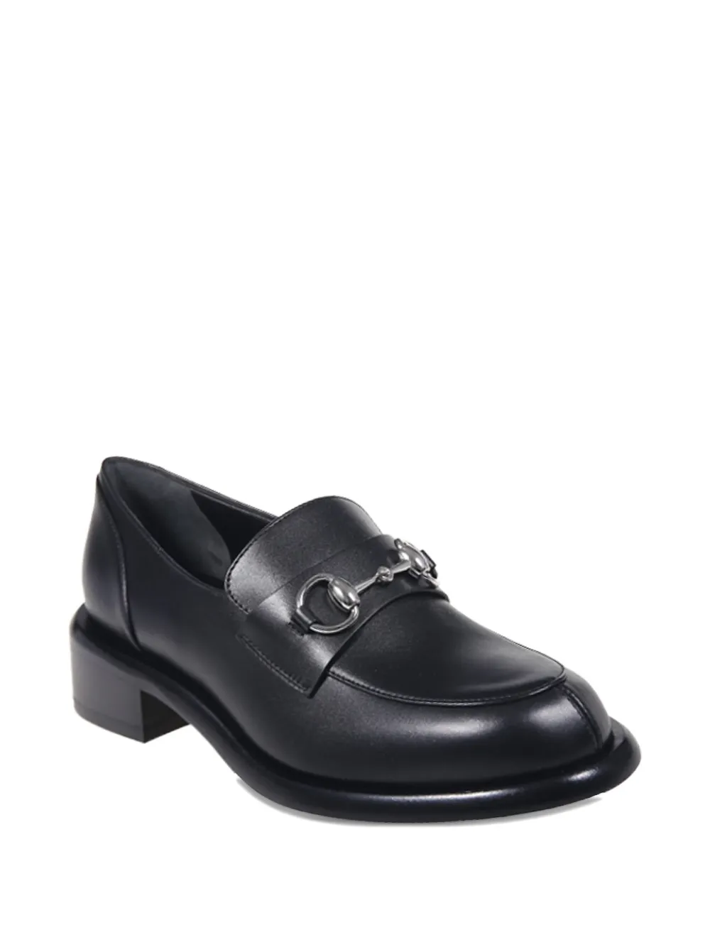 Gucci Savoy Loafers Featuring Metallic Hardware In Animal Print