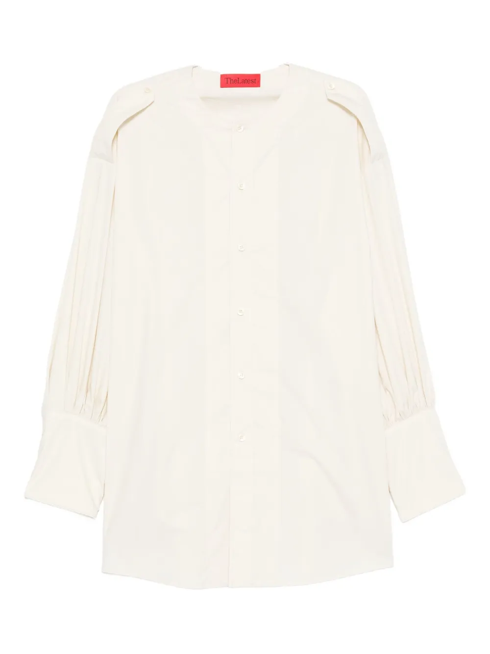 THELATEST pleated blouse | Neutrals | Image 1