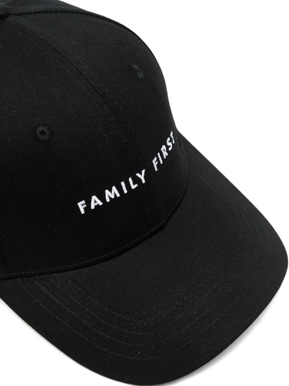 Family First Logo-print Baseball Cap In Black