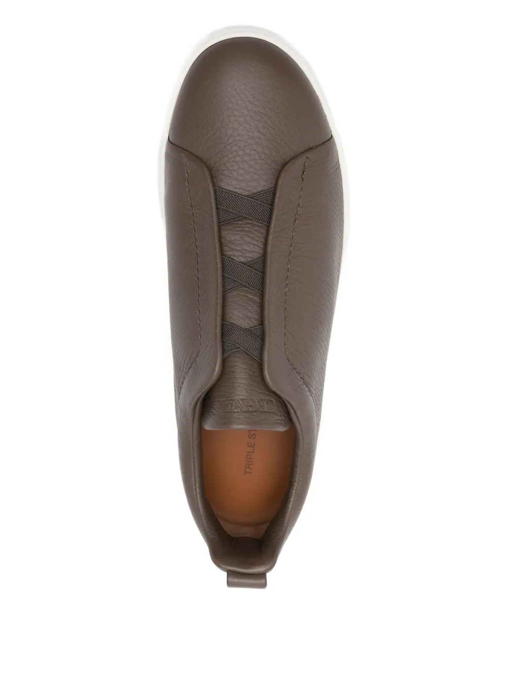 Zegna Secondskin sneakers Bruin