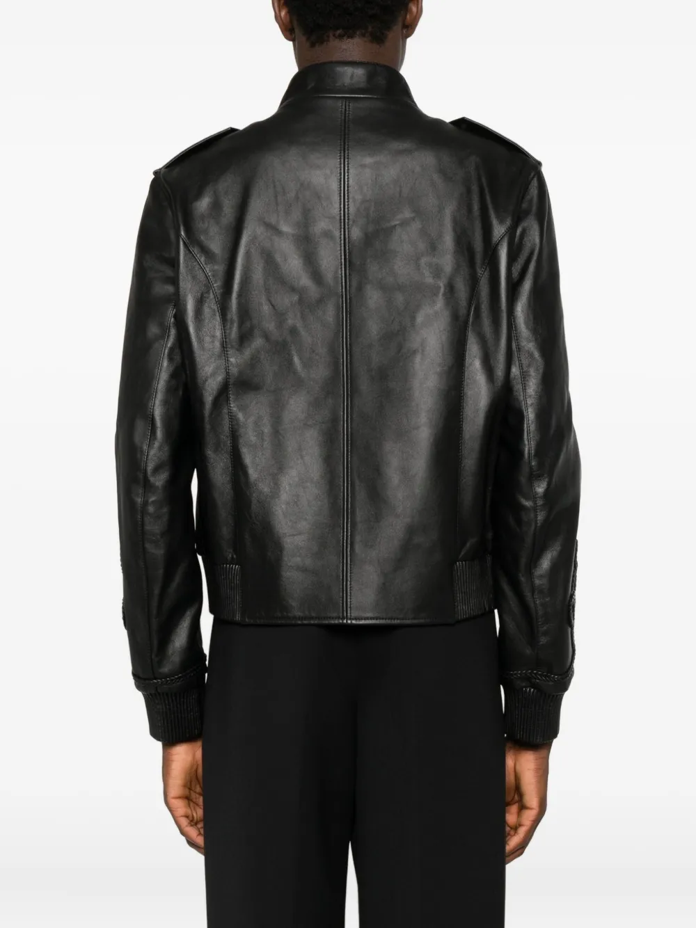 Alexander McQueen Jack met borduurwerk Zwart