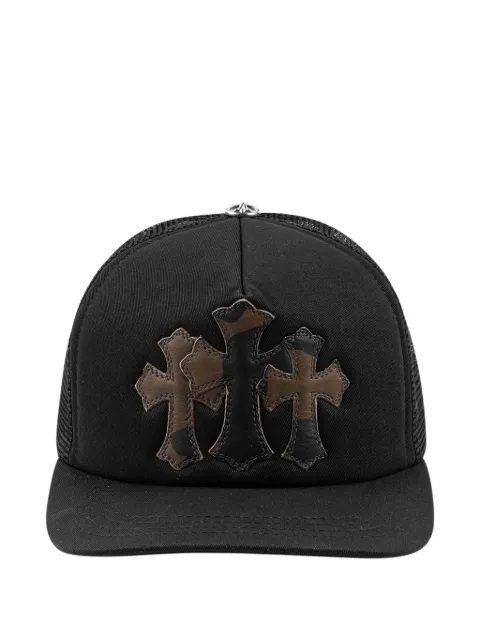 Chrome Hearts cross appliqué Cemetery Trucker hat