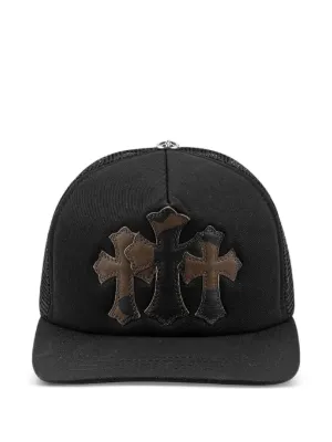 Chrome Hearts クロスパッチ キャップ | ブラック | FARFETCH JP