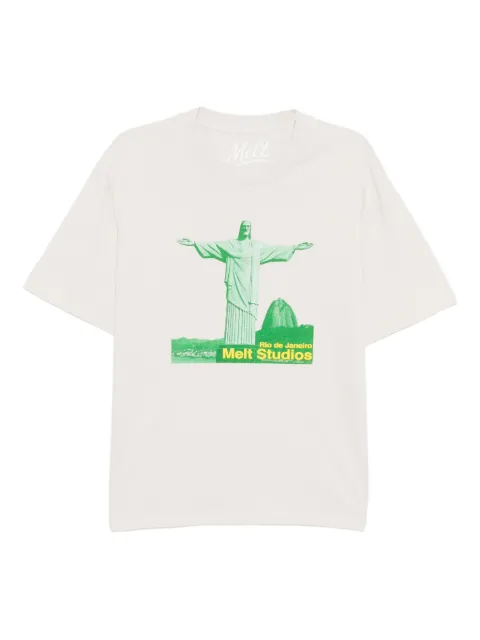 Melt graphic-print T-shirt