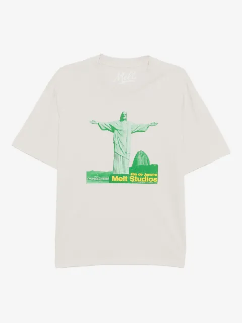 Melt graphic-print T-shirt