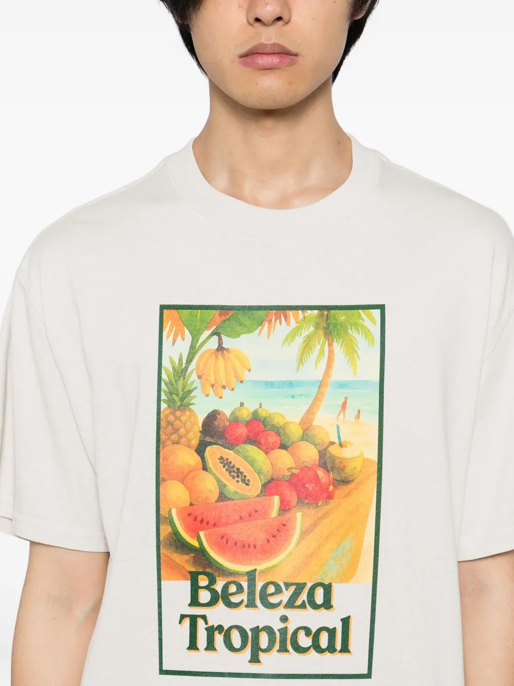 Melt Graphic-printed T-shirt In White