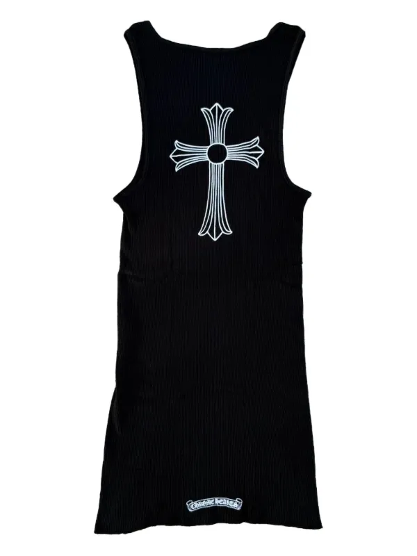 Chrome Hearts Cross Tank Top | Black | FARFETCH