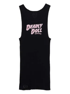 Chrome Hearts Hairy Cross Tank Top | Black | FARFETCH