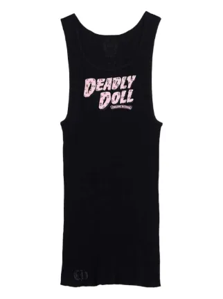 chrome hearts deadly doll オンライン限定 Chrome Hearts Regata Deadly Doll | Preto | FARFETCH BR