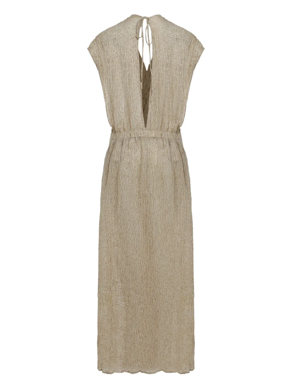 Savannah Morrow Fiori twisted maxi dress - Beige