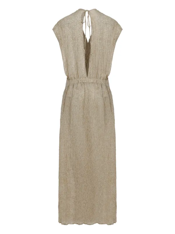 Savannah Morrow Fiori Twisted Maxi Dress | Neutrals | FARFETCH GE Savannah Morrow Fiori Twisted Maxi Dress | Neutrals | FARFETCH GE