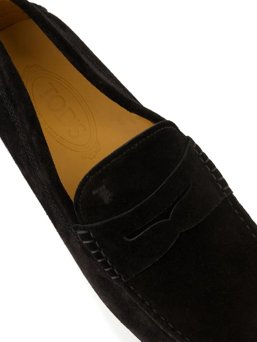 Tod's Round-toe Loafers In Black