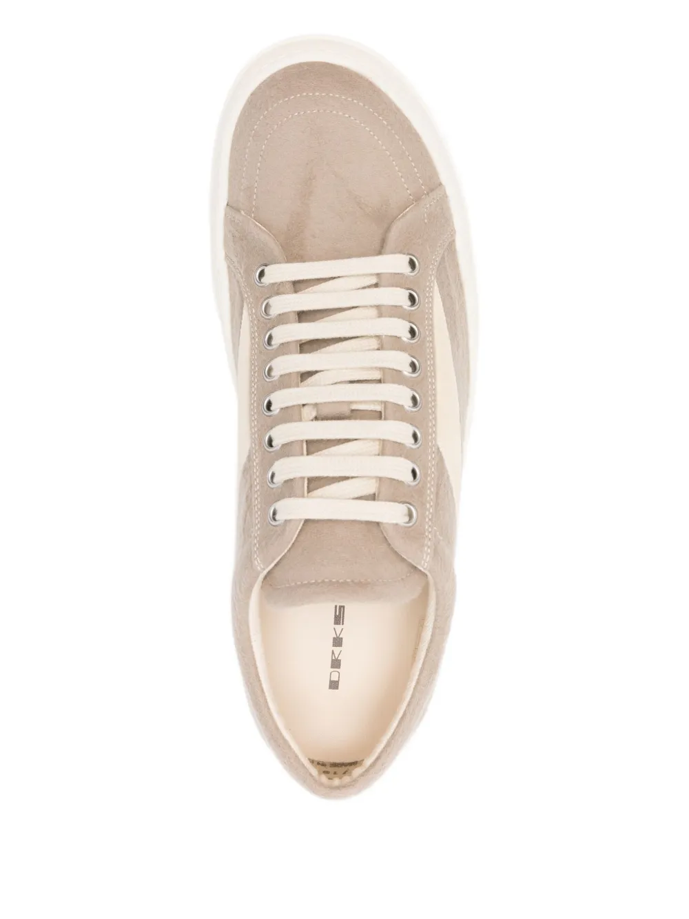 Rick Owens DRKSHDW Suède sneakers Beige