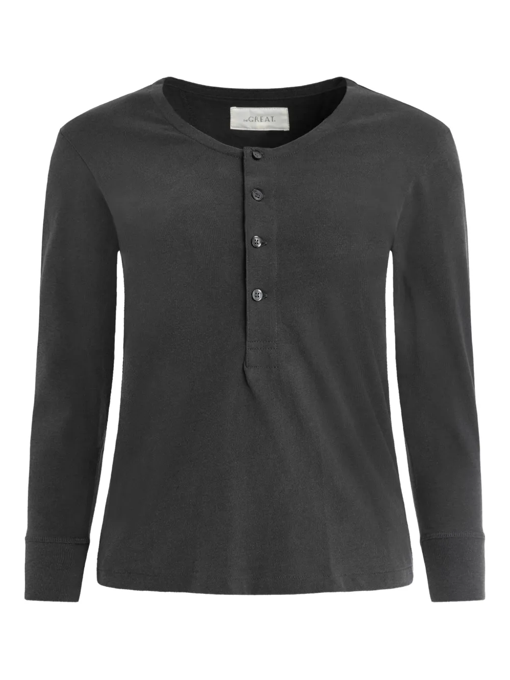 The Great. buttoned top | Grey | Image 1