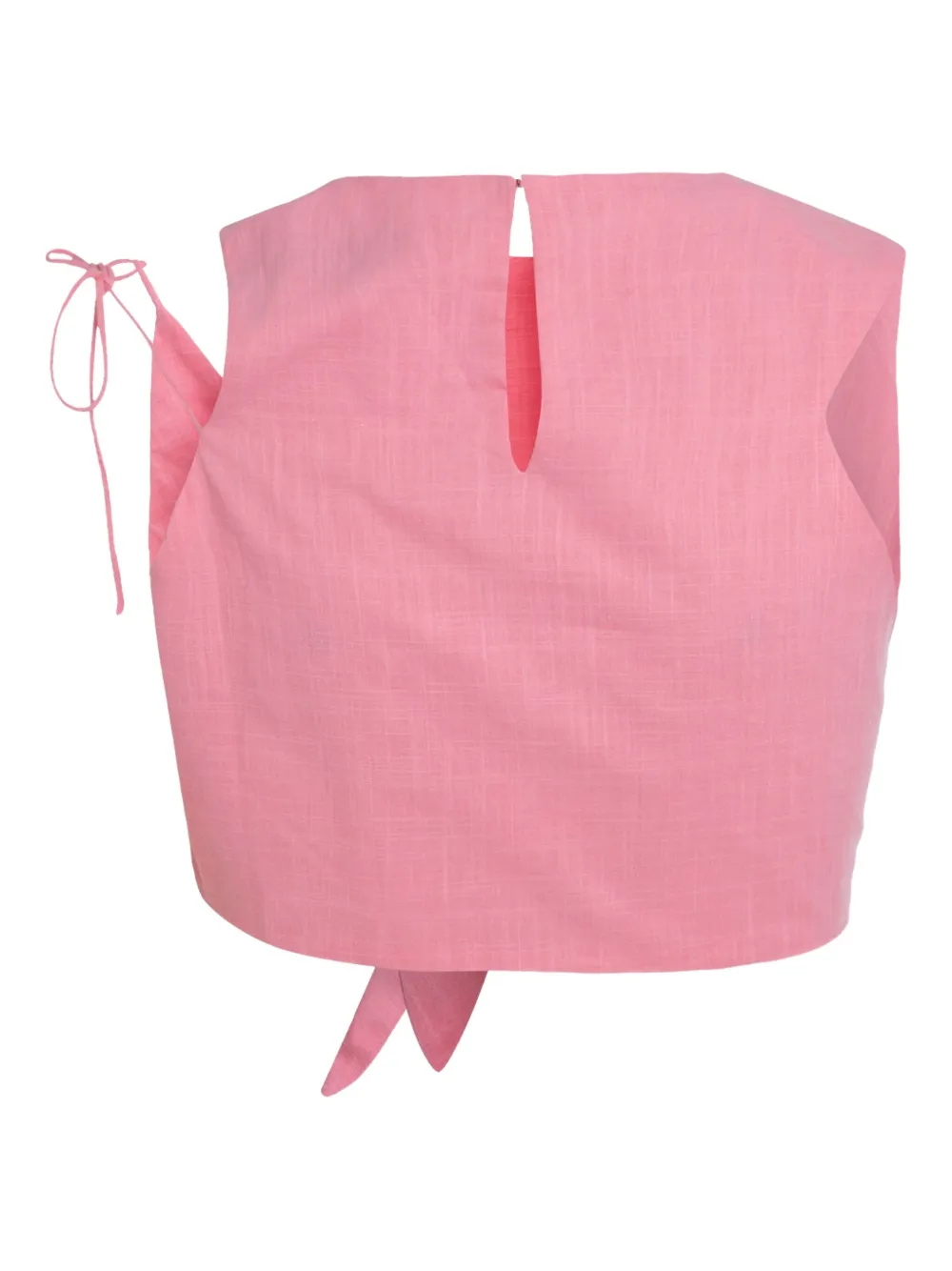 MOTHER knot tie top - Roze