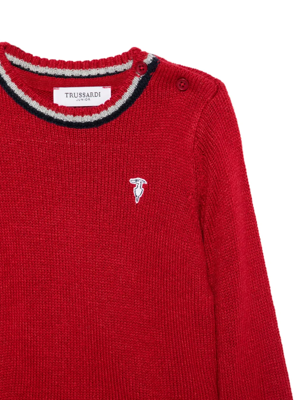 TRUSSARDI JUNIOR Trui met geborduurd logo Rood