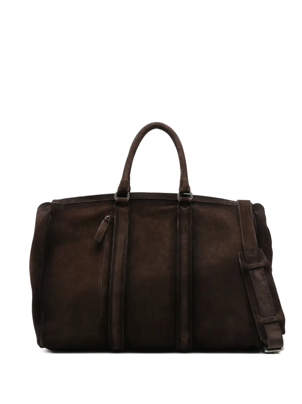Officine Creative suede travel bag | Brown | Image 1