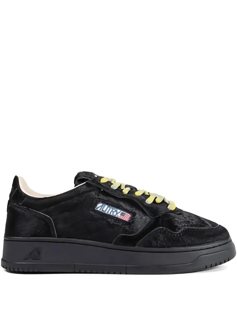 Autry calf hair medalist low trainers - Nero
