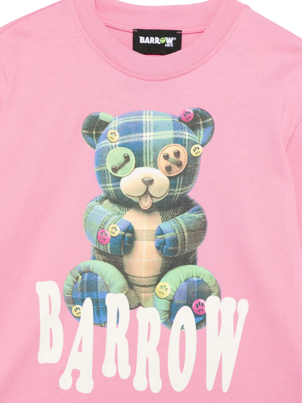 Barrow Teddy-graphic T-shirt In Pink