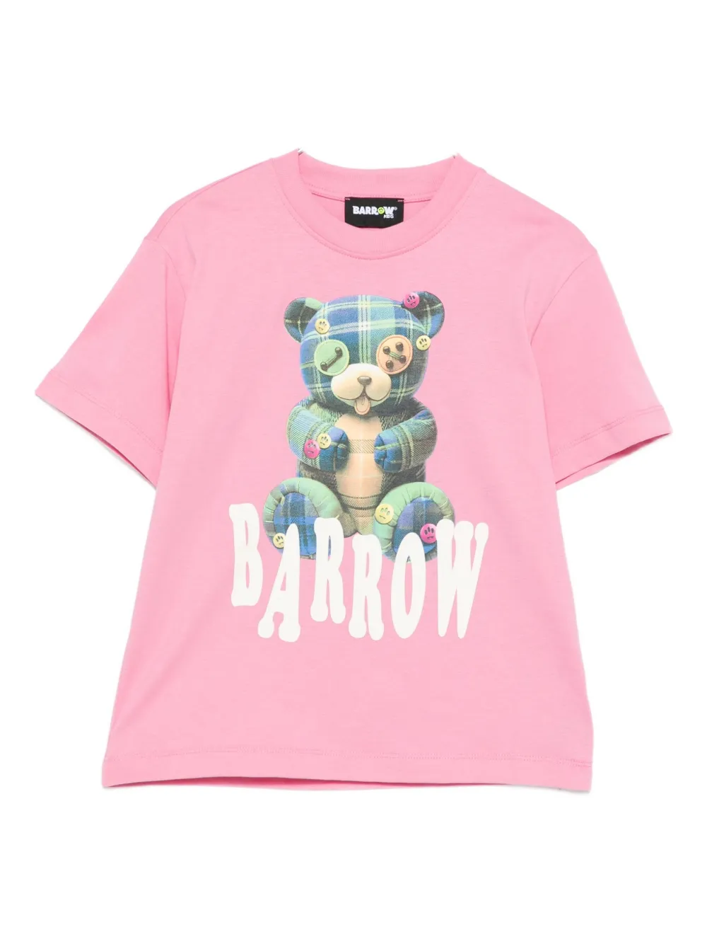 Barrow Teddy-graphic T-shirt In Pink