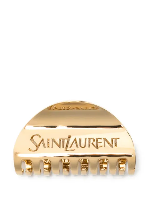 Saint Laurent logo hair clip
